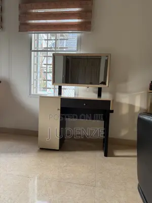 Vanity With Mirror and Drawers