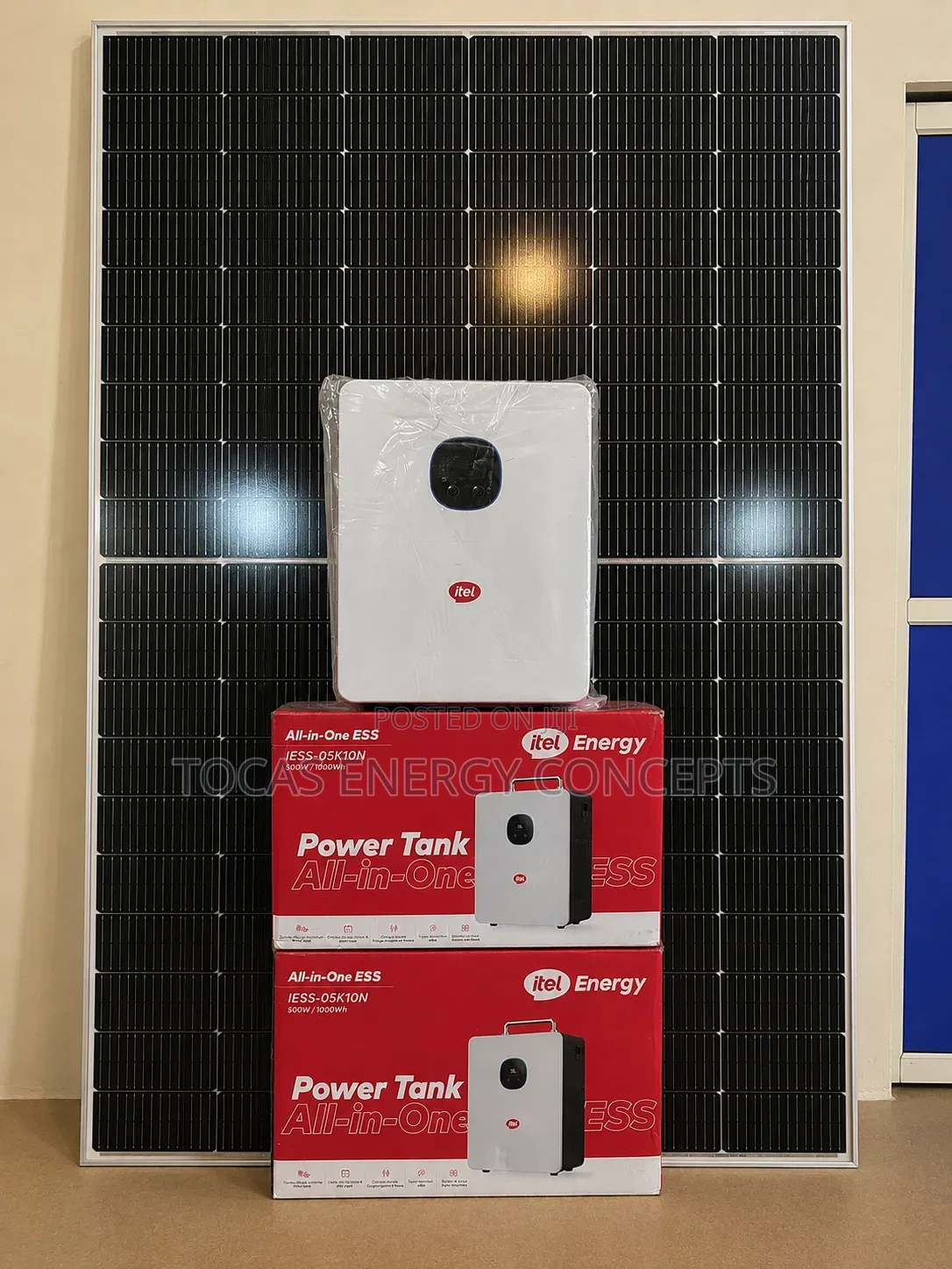Itel Power Tank 1000wh 550w Panel