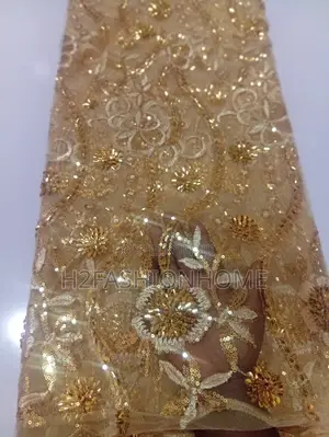 Gold Net Fabric