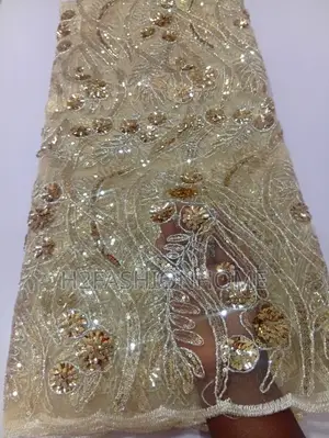 Gold Net Fabric