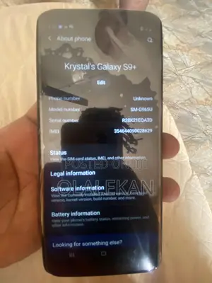 Samsung Galaxy S9 Plus 64 GB Black