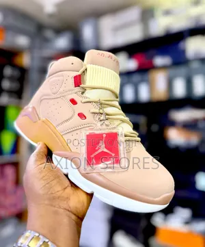 High Sole Jordan Flight Sneakers