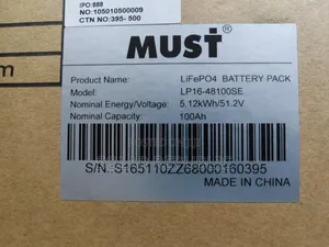 5kWh 48V Must Lithium Battery