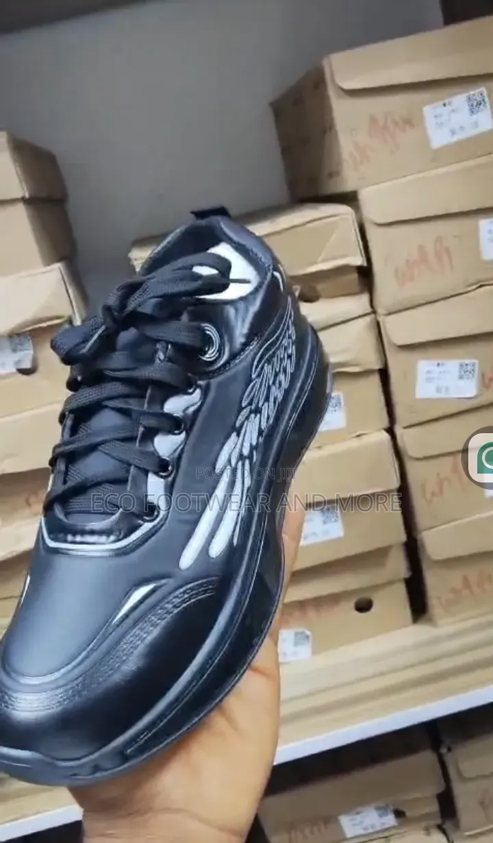 All Black Unisex Sneakers