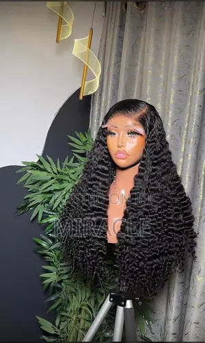 Luxury Deep Wave Human Hair Wig – Soft, Full Tangle-Free