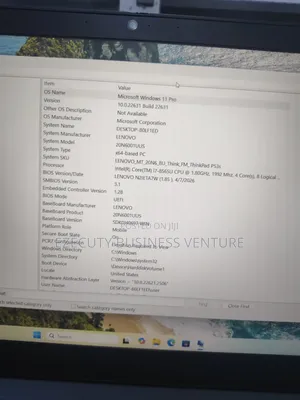 Laptop Lenovo ThinkPad P52s 8GB Intel Core i7 SSD 256GB