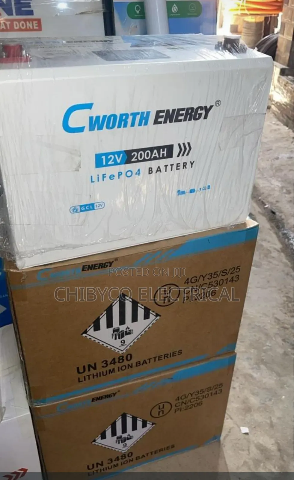 CWORTH 12v 2.5kwh Lithium Battery