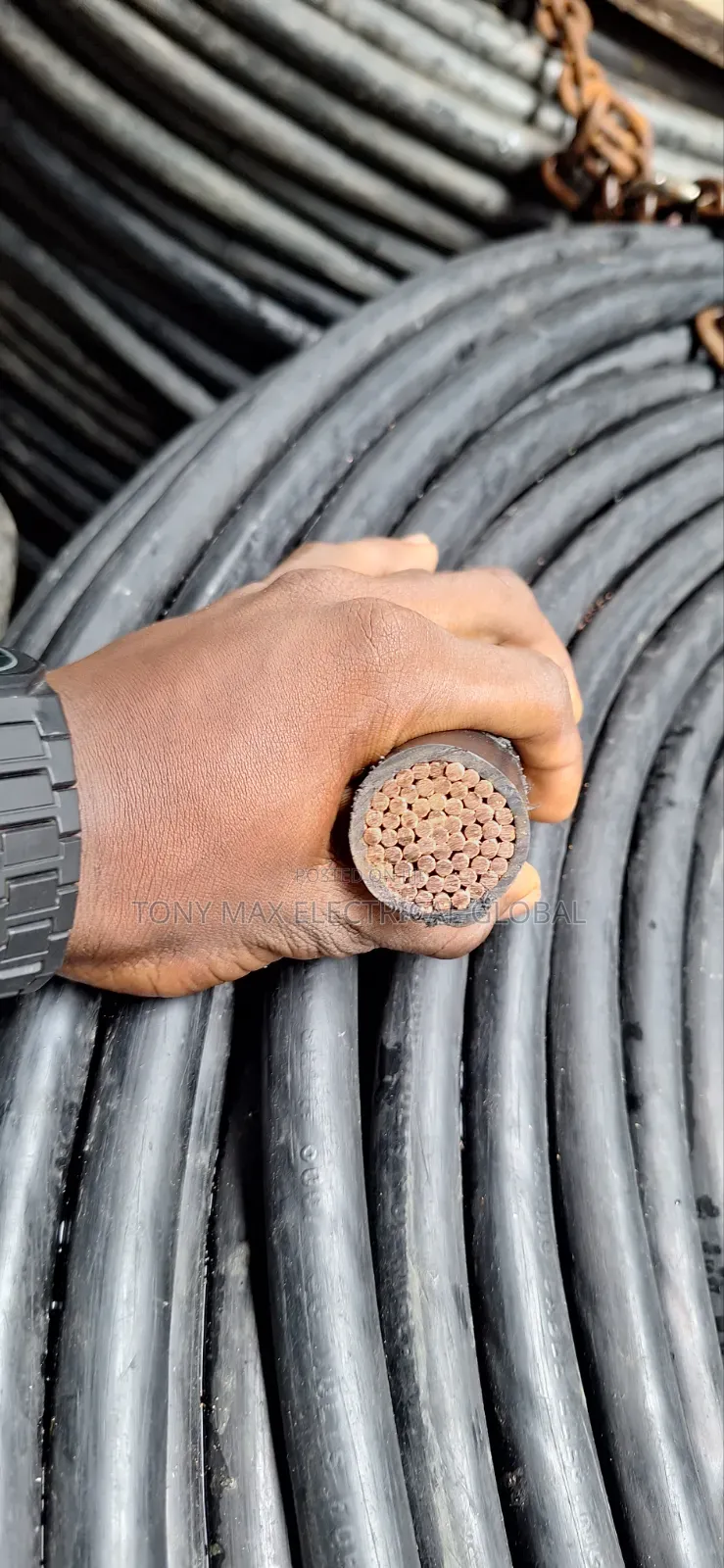 100%copper 500mm Single Colman Cable