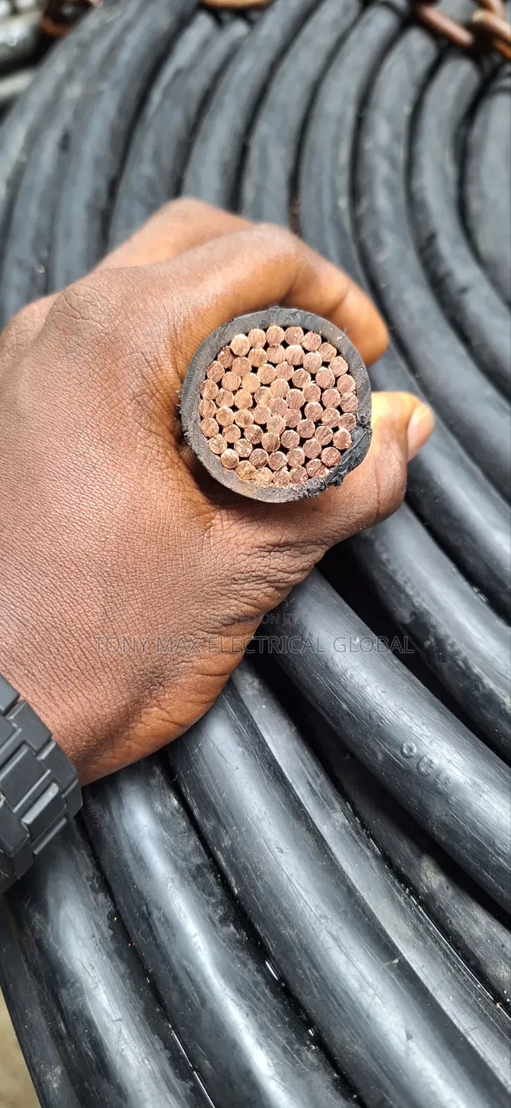 100%copper 500mm Single Colman Cable