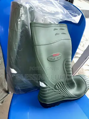 Trucker Heavy Duty PVC Safety Rainboot Oil & Gas Industrial Gumboot