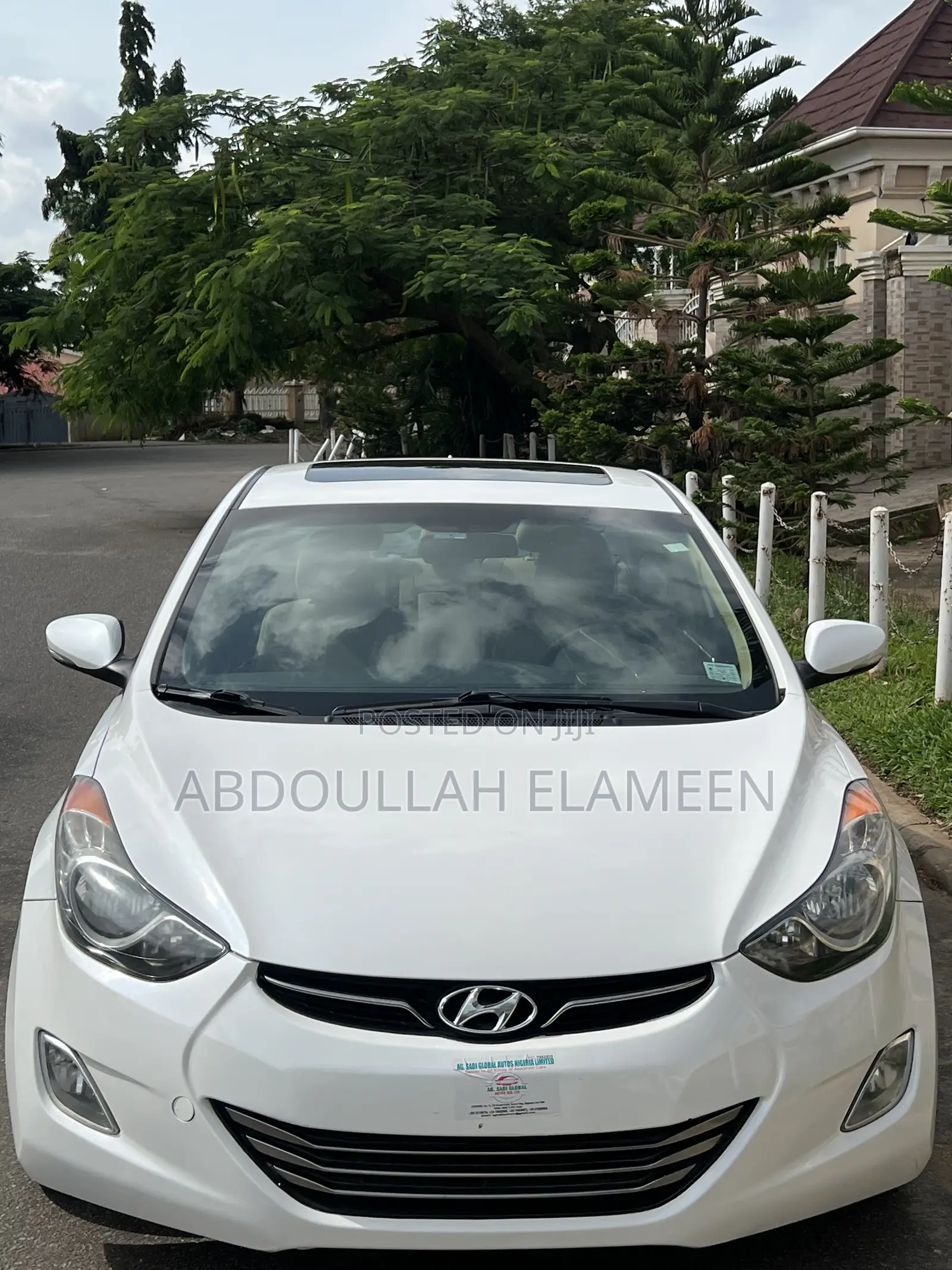 Hyundai Elantra 2012 White