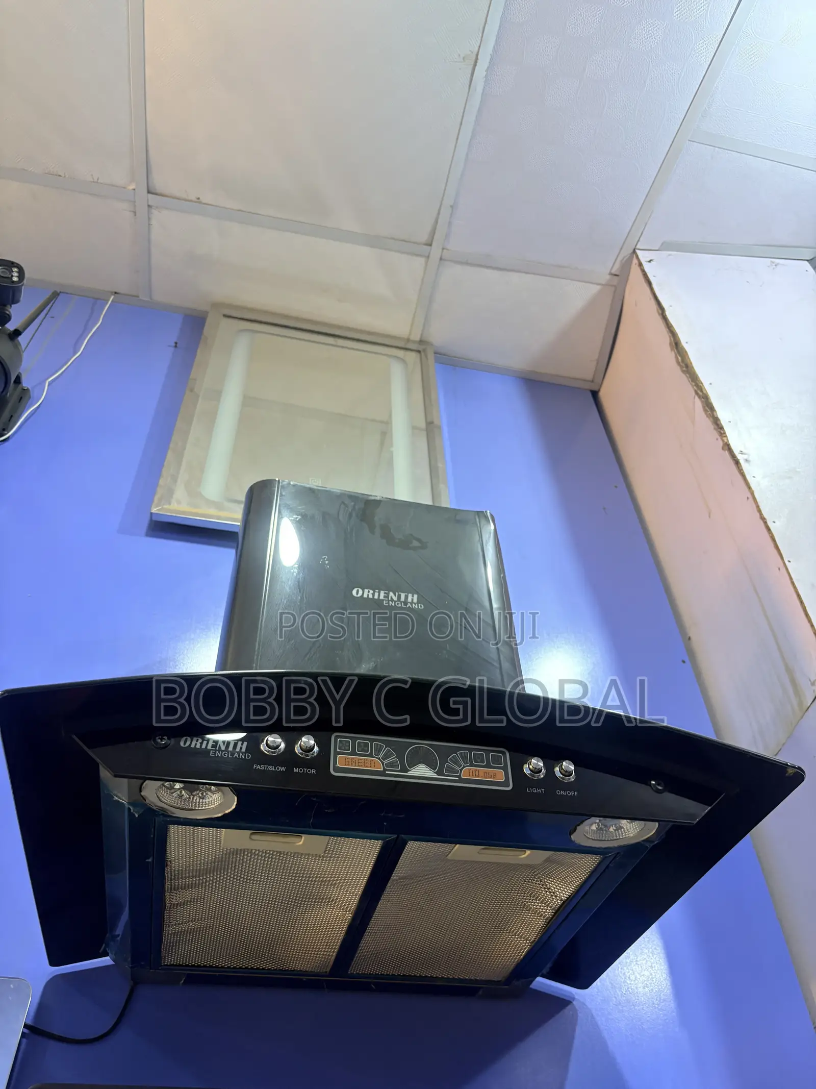 Polystar 90cm Digital Cooker Hood With Charcoal Filter – Black