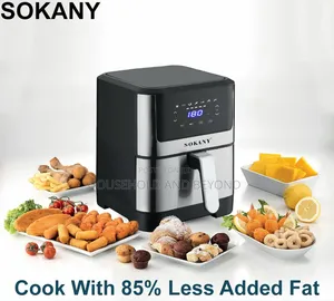 Sokany 7.0L Digital Electric Air Fryer – Large Oil-Free Airfryer