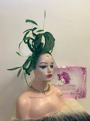 Green Sinamy Facinator