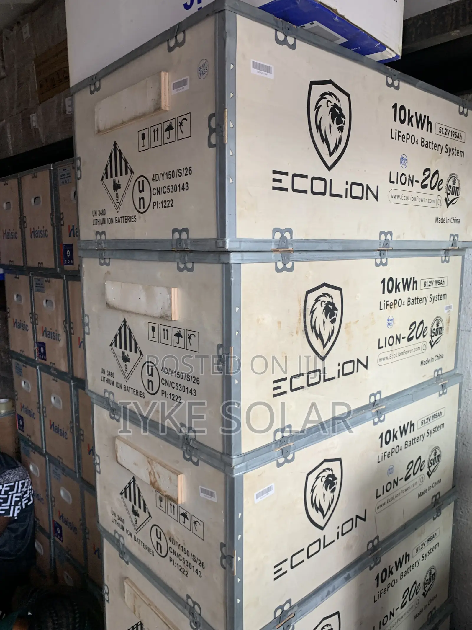 10kwh 48v Ecolion Lithium Ion Battery