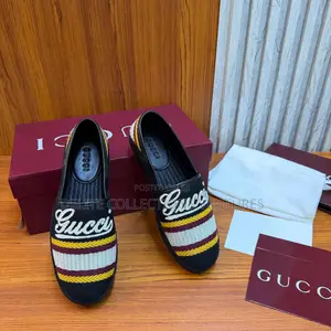 Luxury Update Gucci Alonso Espadrille With Script Fabric.