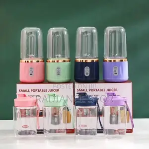 Rechargeable Electric Portable Mini Juicer With 2 Cups