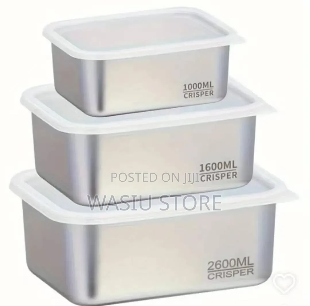 Rectangle Stainless Steel Food Container