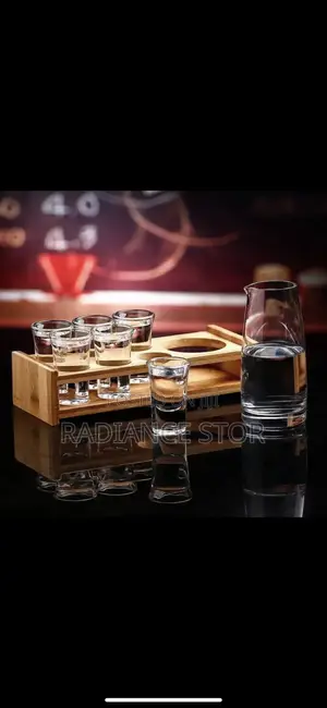 Wooden Tequila Rack With Wine Bottle Hole