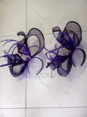 Purple Sinamy Facinator