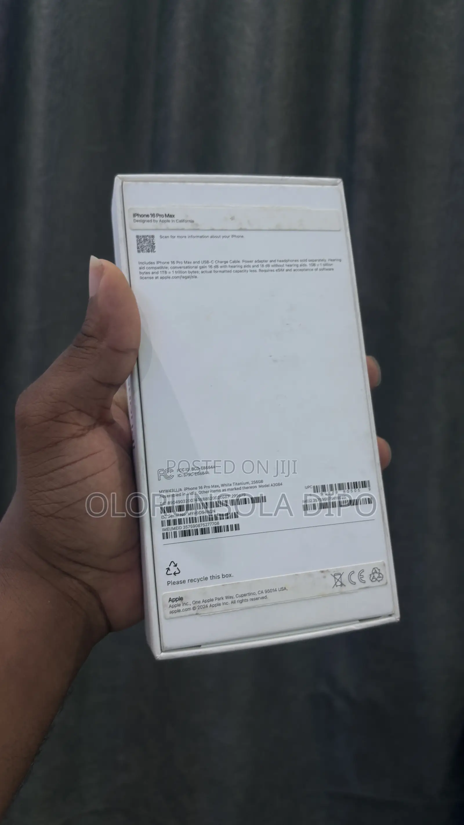 Apple iPhone 16 Pro Max 256 GB White