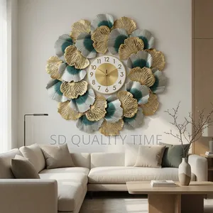 Metallic Luxurious Modern Wall Clock (70cm)