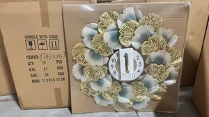 Metallic Luxurious Modern Wall Clock (70cm)