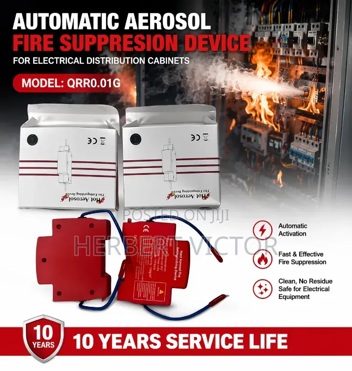 Automatic Aerosol Fire Extinguisher for Electric Boxes&solar Battery