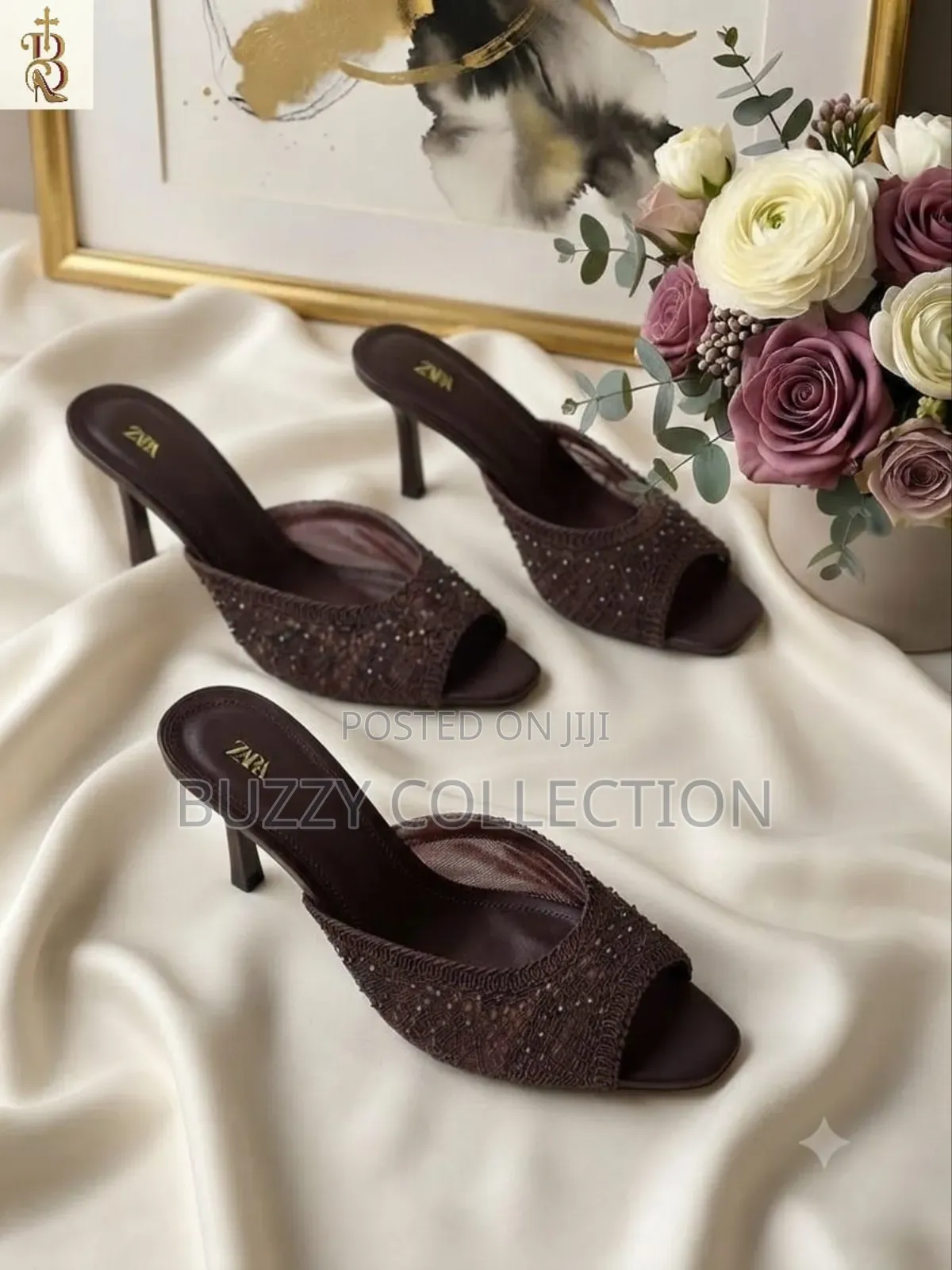 Exclusive Quality Zara Heeled Slippers