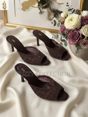 Exclusive Quality Zara Heeled Slippers