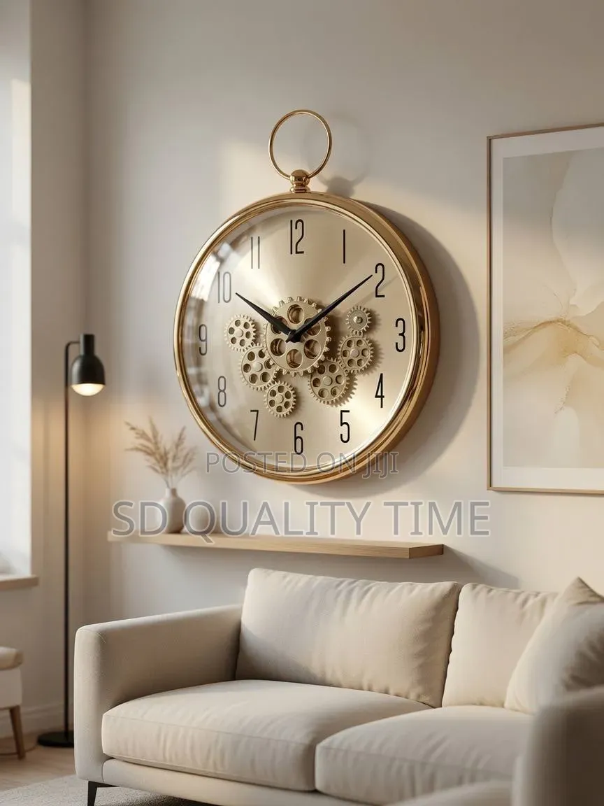 Modern Chronographic Interior Clock