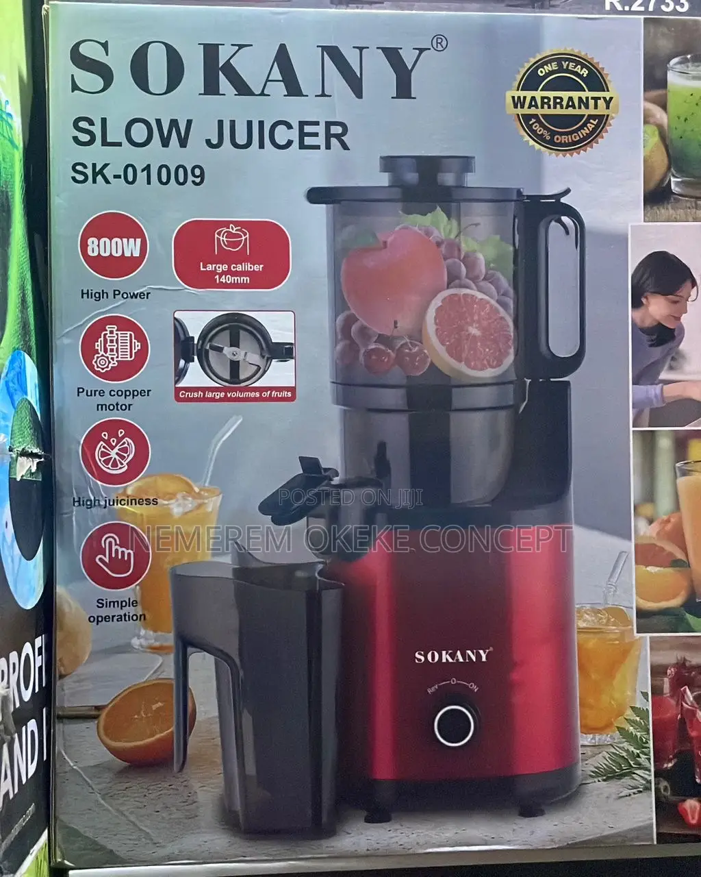 Sokany Slow Juicer