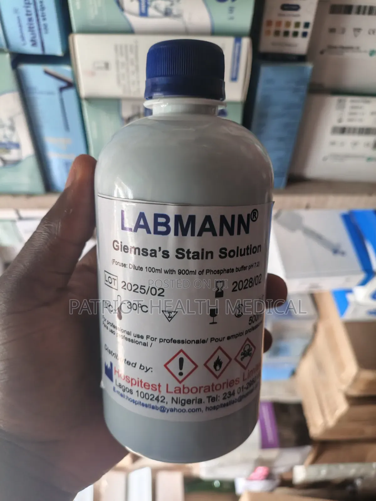 Giemsa Stain Solution 500ml