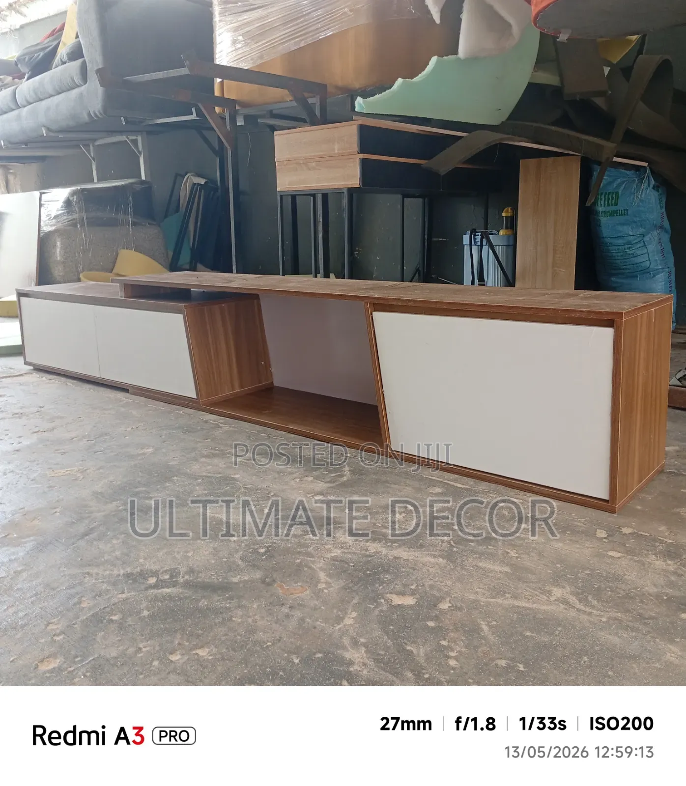 7ft TV Console