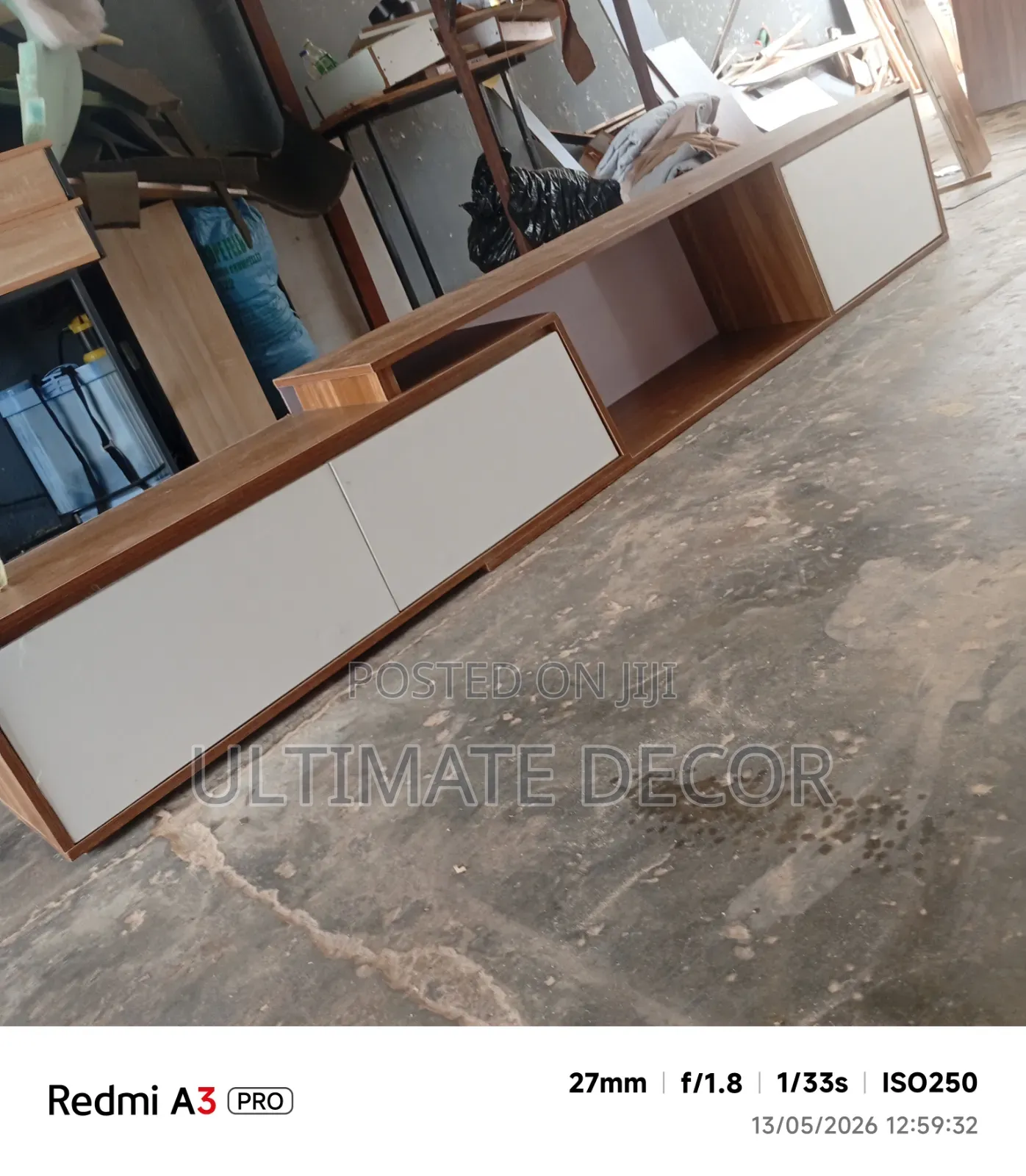 7ft TV Console