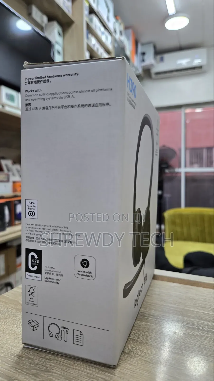 Logitech H390 Headset With Microphone
