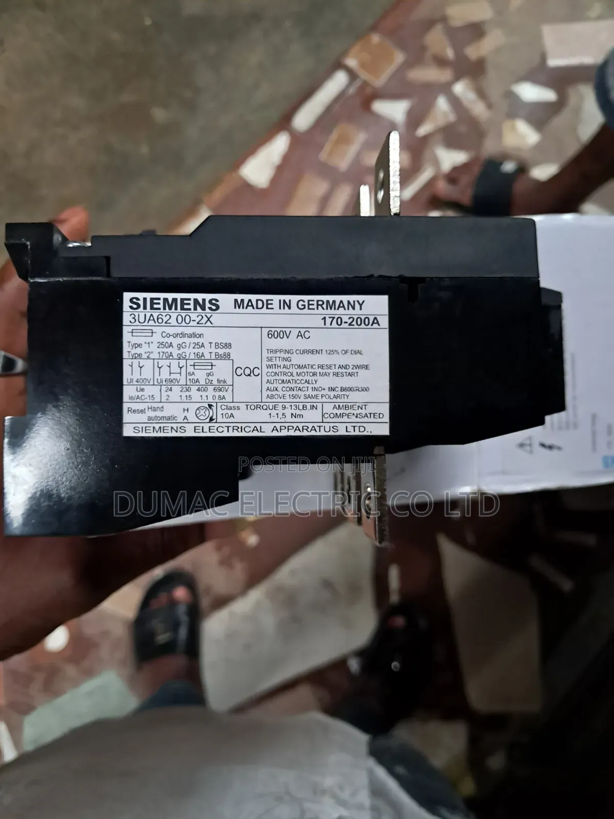 200A Siemens Overload Relay