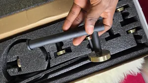 5-Piece Matte Black & Brushed Gold Bathroom Accessories Hardware Set