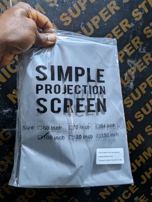 100-Inch Foldable Projector Screen | Anti-Crease Indoor Outdoor