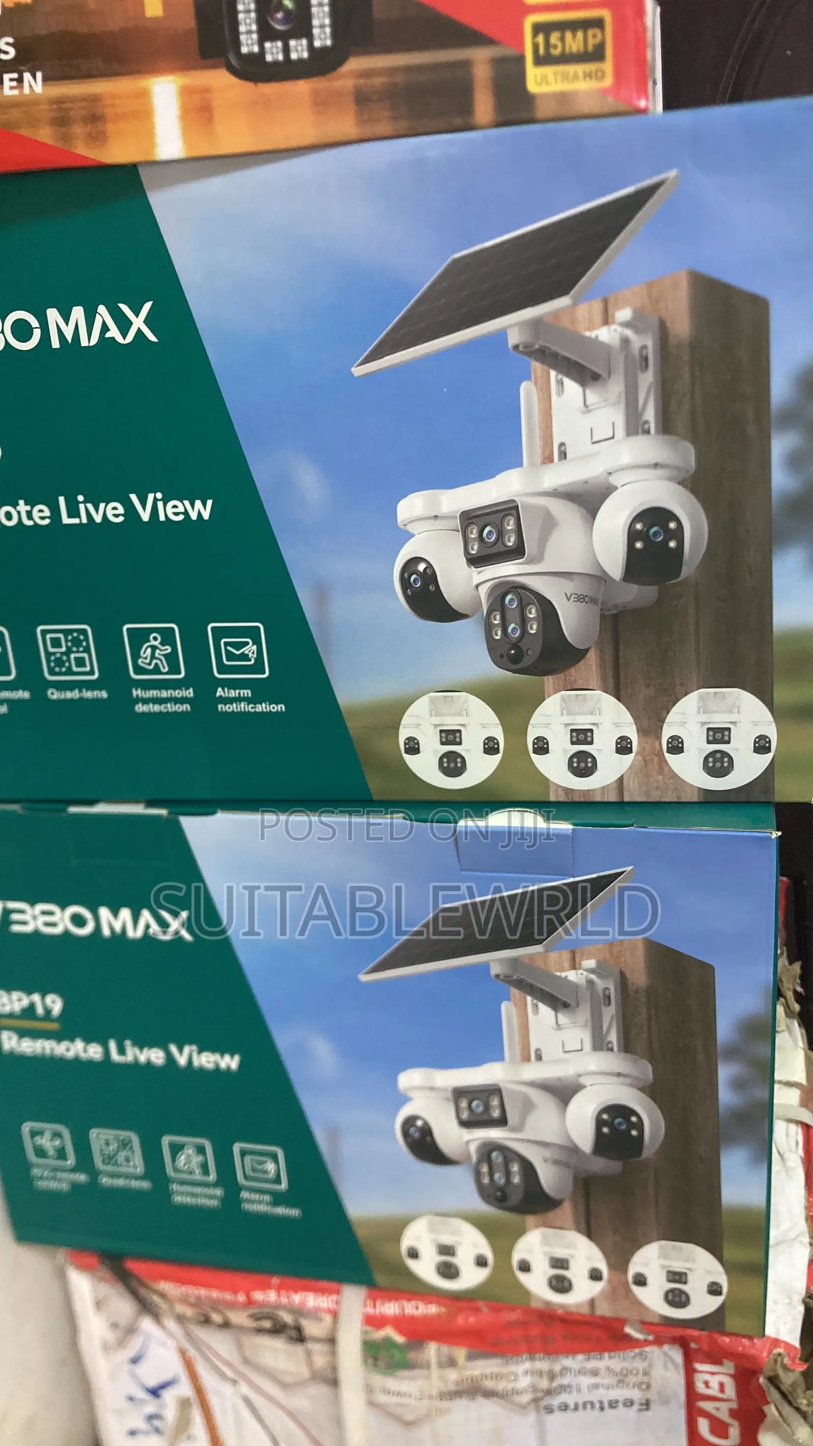 4lens V380max Solar Cameras
