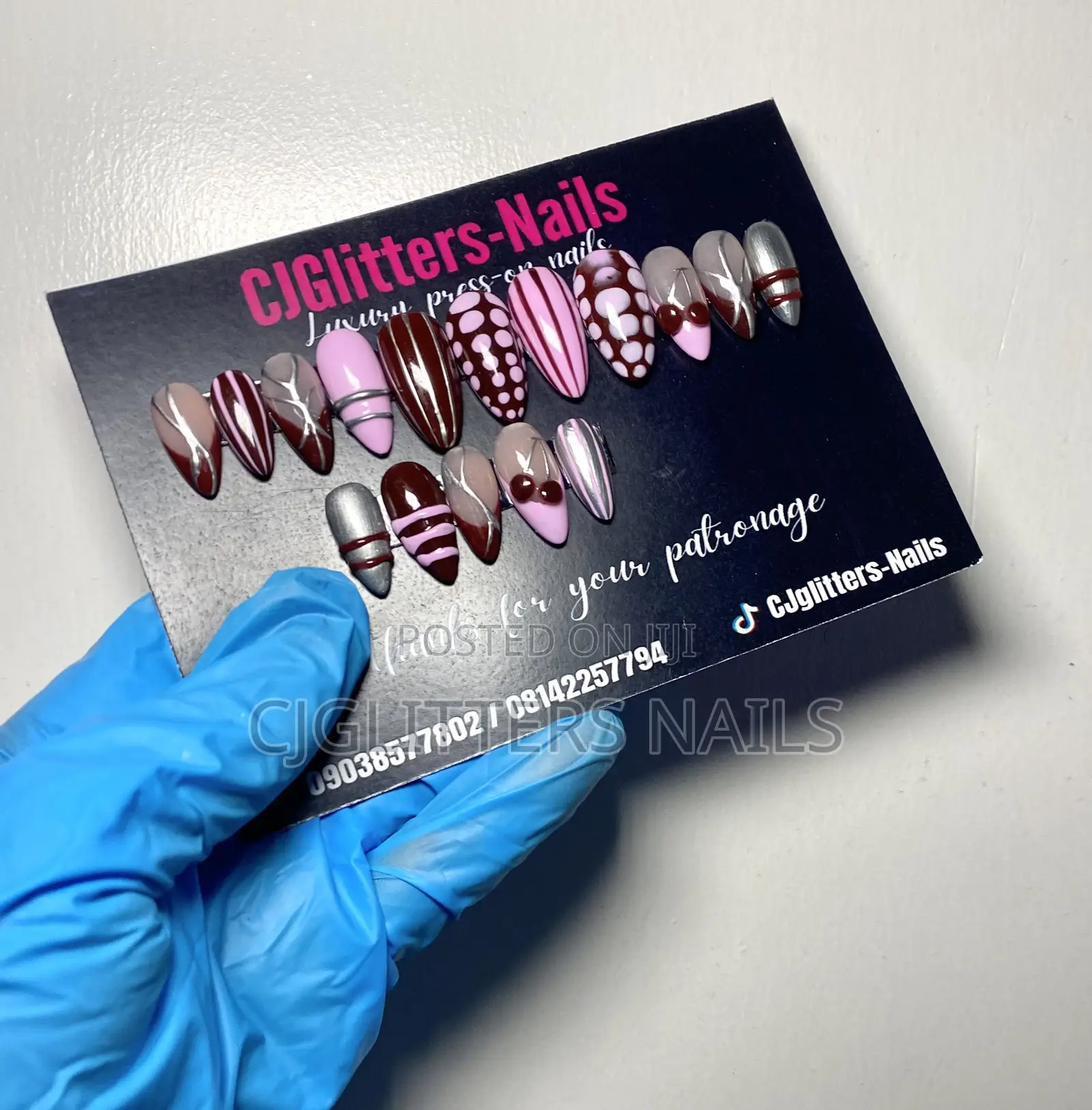 Custom Press-on Nails in Abuja