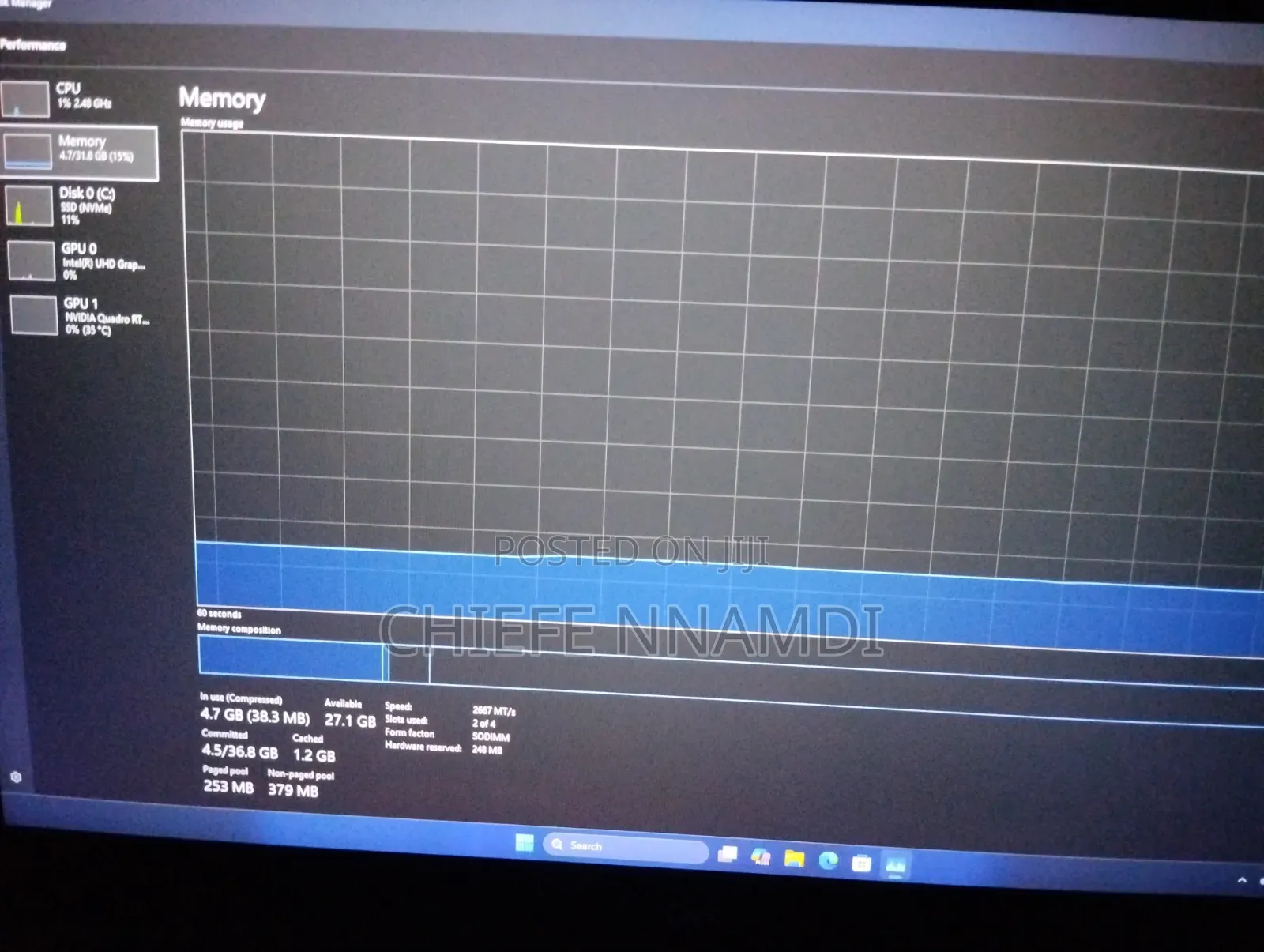 Laptop Dell Precision 7740 32GB Intel Core i9 SSD 512GB
