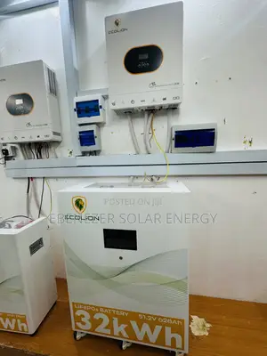 32kwh Ecolion/ 11kwh Inverter / 24pics 600w Panels /Full Setup