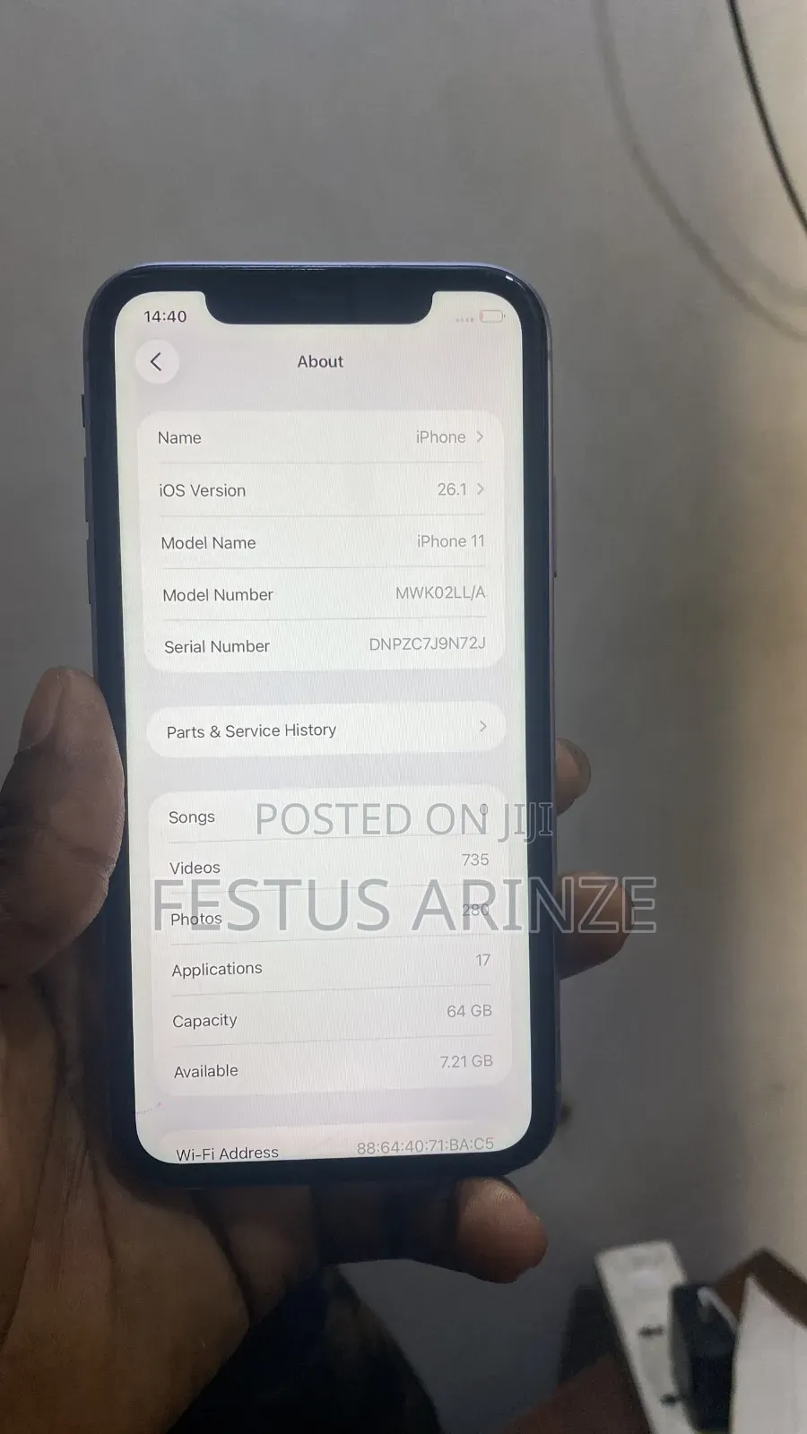 Apple iPhone 11 64 GB Purple