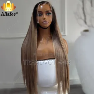 Silky Smooth Straight Glossy Remy Human Hair Wig