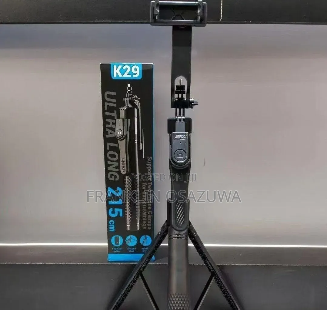 215cm Selfie Stick Tripod With Bluetooth Remote