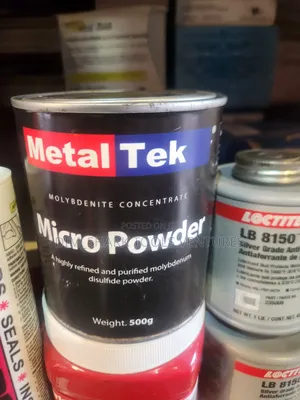 500-Gram Can of Metal Tek Molybdenite Concentrate Micron-Sized Powder
