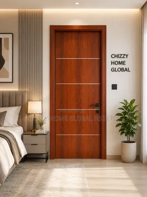 Heavy Gauge Imported HDF Wooden Door - 7ft X 3ft