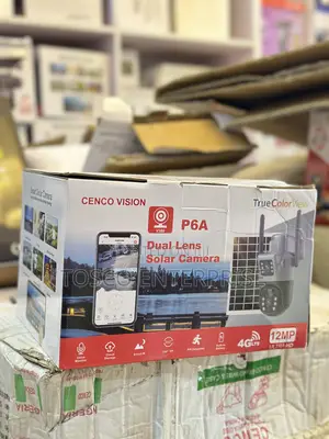 P6A 12MP Dual Lens Solar CCTV Security Camera With Solar Panel PTZ