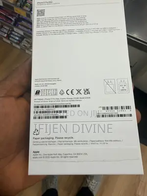 New Apple iPhone 17 Pro Max 512 GB Orange